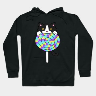 Happy Lollipop Cat Hoodie